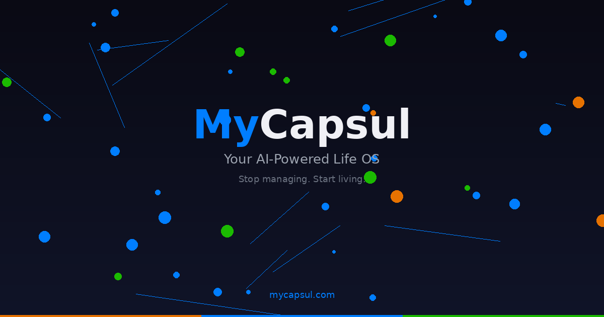 MyCapsul Dashboard